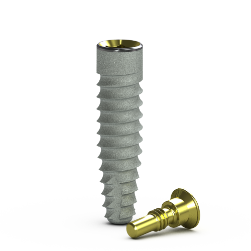 Tapered Internal Implant, 3.8 x 15mm, Mountless, RBT