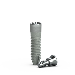 Tapered Internal Implant, 3.0 x 12mm, Mountless, RBT+Laser-Lok