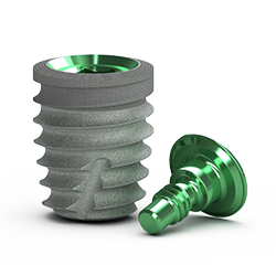 Tapered Short Implant, Laser-Lok, 5.8 x 7.5 mm, 4.5mm Platform