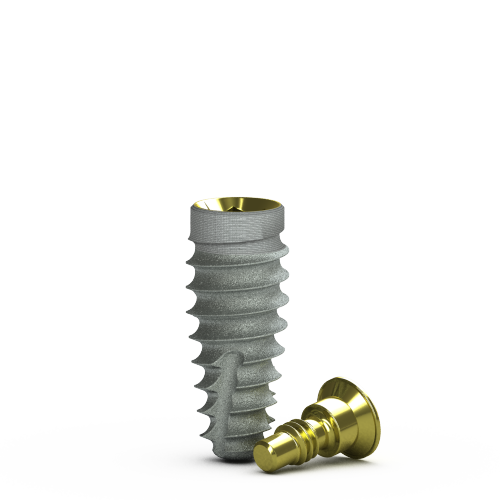 4.2mm x 10.5mm Tapered Pro Implant, Laser-Lok, RBT Agressive 