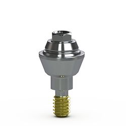 3.5mm Multi-unit Abutment, Straight 2mm Collar 
