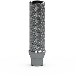 3.0mm Titanium Temporary Abutment, Hexed