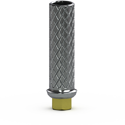 Internal 3.5mm Titanium Temporary Abutment, Hexed