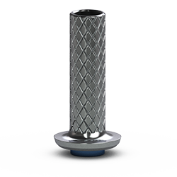 Internal 5.7mm Titanium Temporary Abutment, Non-hexed 