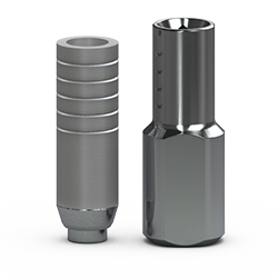 3.0mm Custom Cast Abutment, Non-Hexed