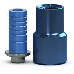 Internal 5.7mm Custom Cast Abutment, Hexed
