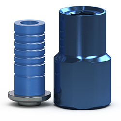Internal 5.7mm Custom Cast Abutment, Non-Hexed