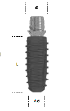 iSy® Implant set, 1 unit, Ø 3.8 mm, L13 mm