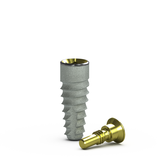 [TRX3810] Tapered Internal Implant, 3.8 x 10.5mm, Mountless, RBT