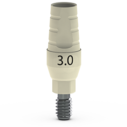 [TP3PSA] PEEK Scan Abutment, 3.0mm ( Only For Ti-base Hybrid Abutments)