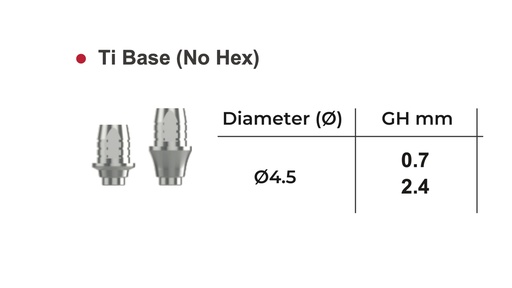 [DENTA Tibase non-hexed] DENTA Tibase non-hexed