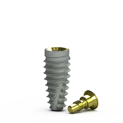 [BTR4610] 4.6mm x 10.5mm Tapered Pro Implant,  RBT Agressive  